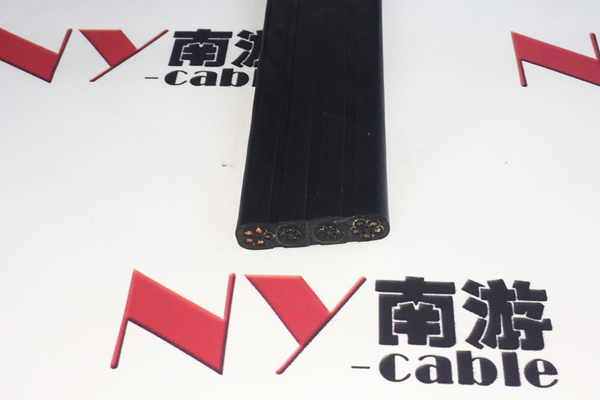 NY扁电缆 冶金矿山设备专用扁平柔性供电电缆 多芯定制耐磨PUR护套