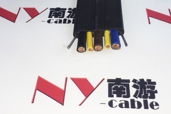 扁电缆:天车行车龙门吊专用扁平柔性动力控制电缆