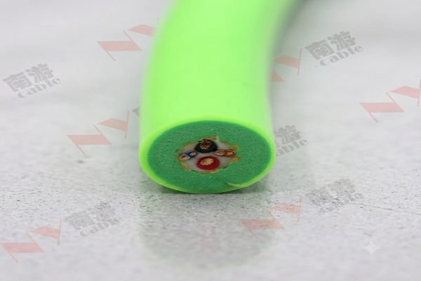 NY发泡漂浮电缆 正浮力水面作业 无人船水文监测专用多芯信号供电复合缆
