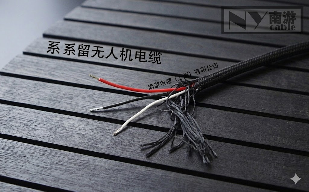 系留无人机专用供电电缆 — 高强度轻量化航空纤维编织系留缆